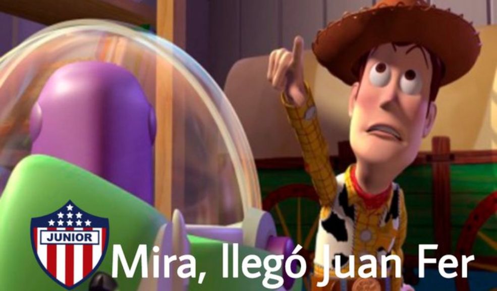 La goleada de memes a Juanfer por el fallido fichaje 1 La goleada de memes a Juanfer por el fallido fichaje Se terminó la novela de Juanfer con el Junior de Barranquilla, luego de conocer que el talentoso volante antioqueño no jugará para el 'Tiburón', algo que decepcionó a la hinchada.