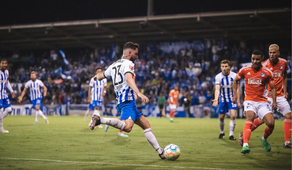 Millos arrancó el año tibio, empató contra Hertha Berlín Este miércoles Millonarios enfrentó su primer reto del 2023 en un amistoso contra Hertha Berlín, equipo de la Bundesliga de Alemania, sin embargo, empató contra el equipo europeo (2-2).