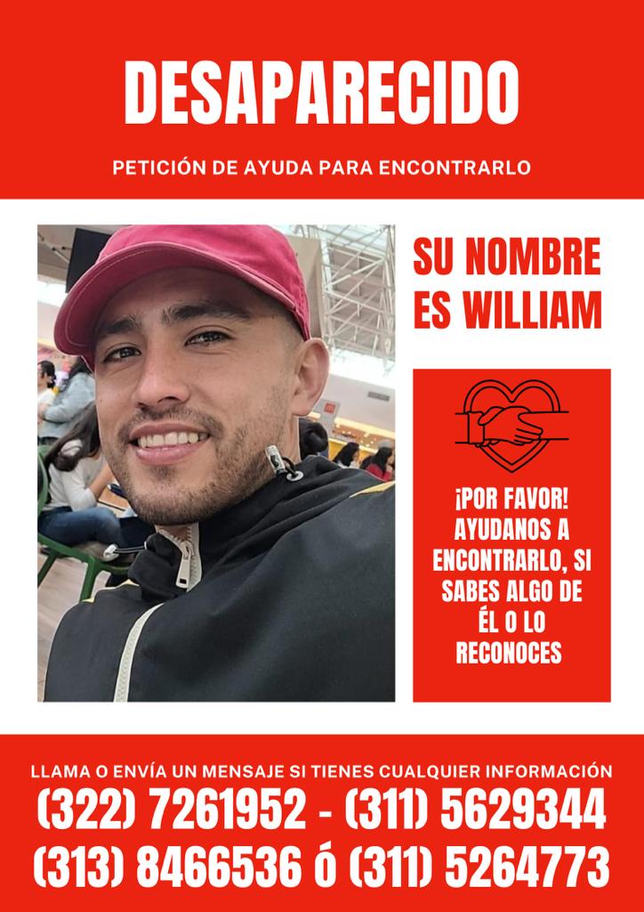 Sigue la angustiante búsqueda de Armando por Puente Aranda Sus familiares continúan tras el rastro de su pariente, quien no aparece desde este lunes 16 de enero, cuando lo vieron por última vez en el barrio La Alquería, en Puente Aranda.