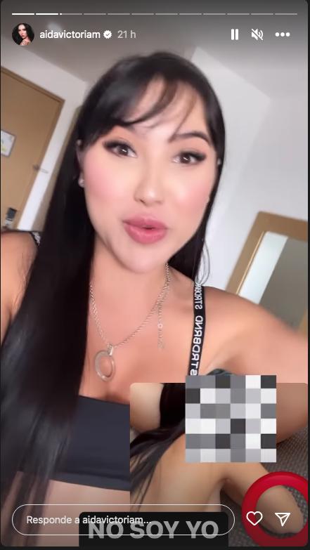 ¡Se fue con toda! Aída Victoria Merlano aclaró los detalles sobre video íntimo que se filtró en redes Aída Victoria Merlano realizó una transmisión en vivo en su perfil de Instagram donde aclaró que ella no es quien aparece en el video íntimo que se filtró en redes sociales en las últimas horas.