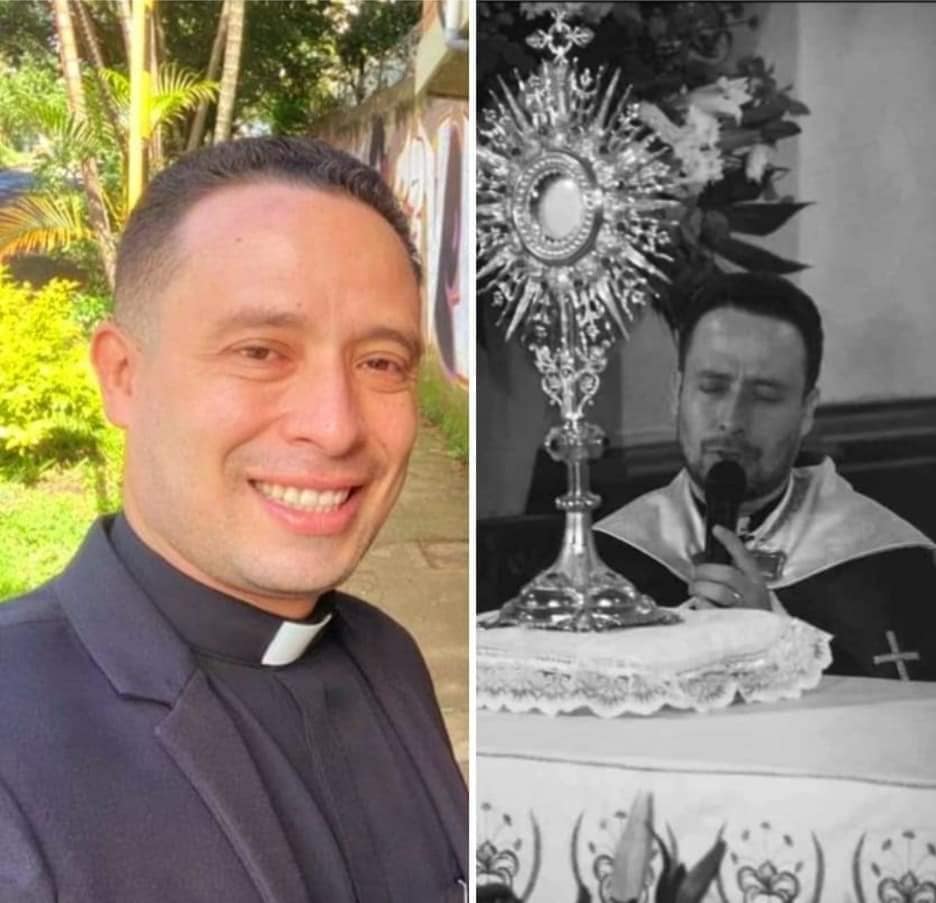 La enigmática muerte de sacerdote dentro de un bar en Medellín La muerte del sacerdote Javier Eduardo Gómez Pertuz tiene conmocionado al país, especialmente a la ciudad de Medellín, pues fue hallado sin vida al interior de un bar, en donde minutos antes había estado departiendo con otra persona, de la cual hasta el momento se desconoce su paradero.