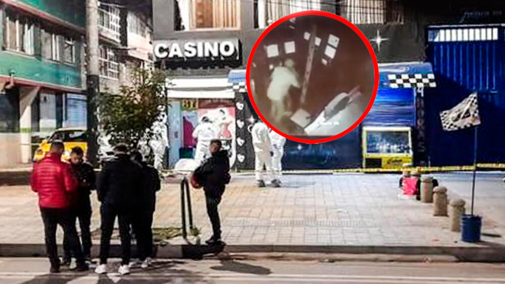 EN VIDEO: El terrible momento en que pillos asesinan a policía en Engativá En las cámaras de seguridad del casino en donde fue asesinado el patrullero de la Policía la noche de este jueves en la localidad de Engativá, quedó registrado el momento en que los delincuentes ingresaron al lugar armados para cometer el hurto.