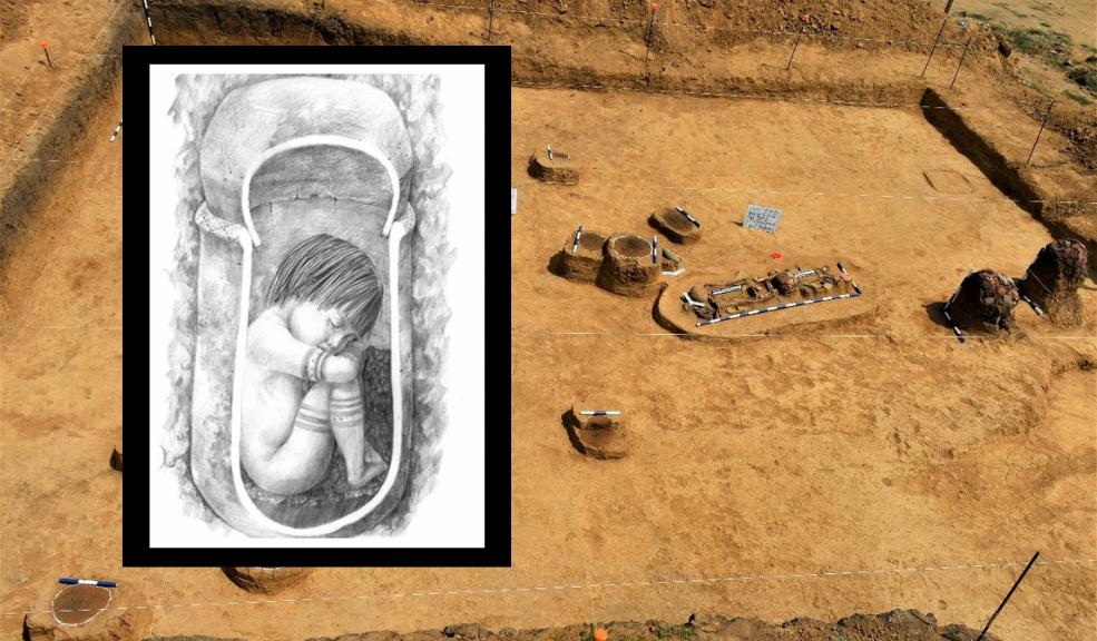 Increíble hallazgo arqueológico: encontraron bebé de hace más de 1.600 años 7 Increíble hallazgo arqueológico: encontraron bebé de hace más de 1.600 años Con la misma suerte de una botella que se tira al mar con un mensaje adentro esperando que algún día alguien lo lea, un grupo de arqueólogos encontró en una montaña de Bolombolo una urna funeraria con una bebé dentro, de 1.640 años de antigüedad, y muchas pistas y voces del rompecabezas que siempre es cualquier pasado.