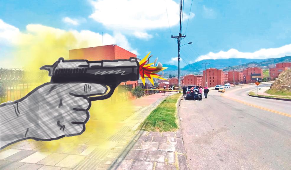 Hombre murió en medio de un cruce de disparos en Usme 3 Hombre murió en medio de un cruce de disparos en Usme Los habitantes de uno de los conjuntos residenciales ubicados en un sector de Usme Centro aún no creen lo que ocurrió la noche de este sábado en la entradas de uno de los parqueaderos, luego de que se confirmó que un hombre de 31 años recibió varios disparos por parte de uno de los vigilantes y falleció en el lugar.