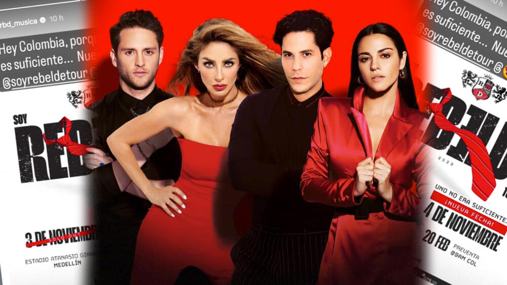 Se confirmó segunda fecha de RBD en Colombia Después del éxito en la preventa de la boletería para el concierto de la agrupación RBD, se confirmó una segunda fecha.