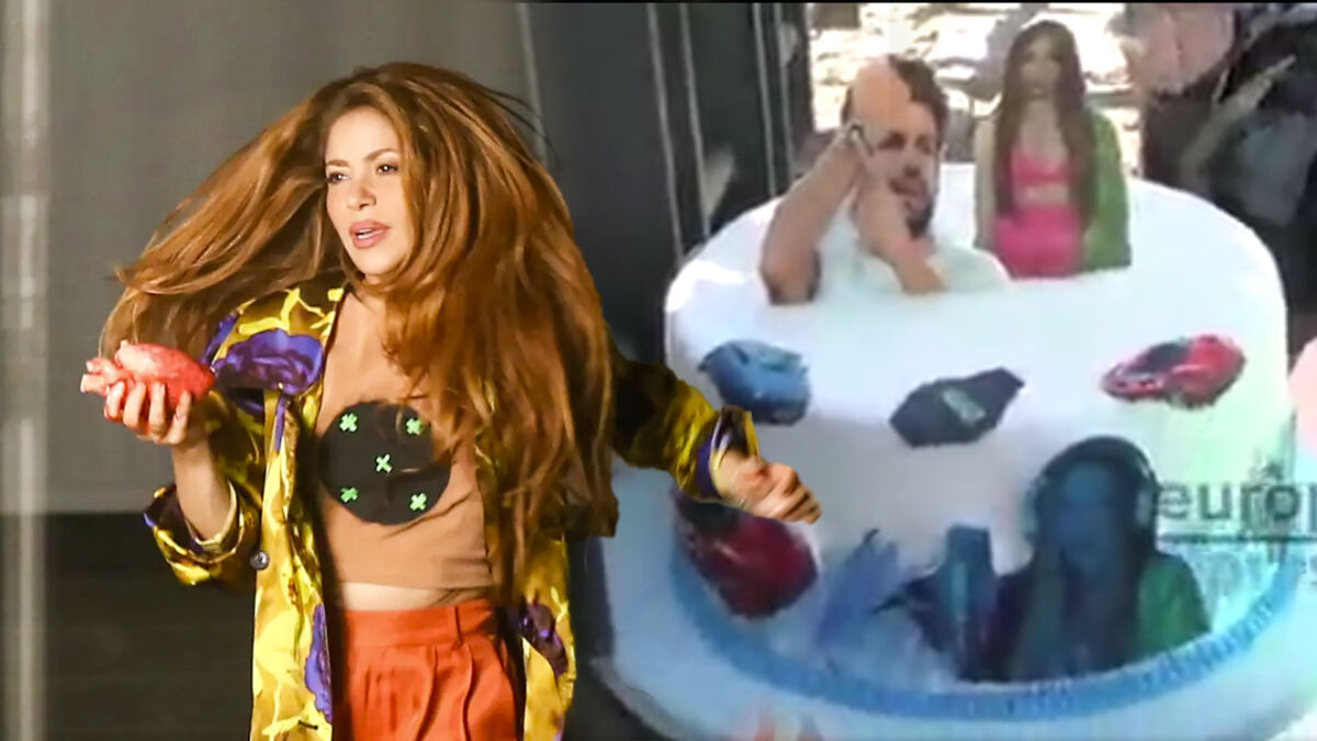 Le enviaron torta de cumpleaños a Shakira con Piqué incluido 3 Le enviaron torta de cumpleaños a Shakira con Piqué incluido Durante la celebración del cumpleaños número 46, Shakira recibió una torta en la que aparecía una foto suya de la sesión con Bizarrap, con la cara de Piqué y un Twingo.