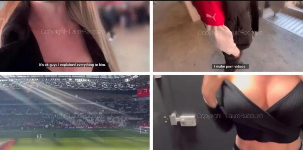 De no creer: graban película para adultos en un estadio en Francia La joven que aparece en el video es Laure Raccuzo, una actriz francesa que hace contenido para adultos y ganó mucha popularidad por hacer este tipo de grabaciones.