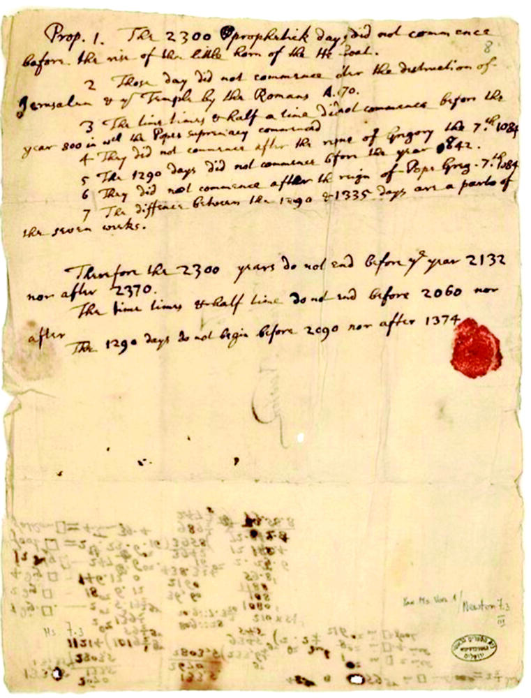 El fin del mundo será en 2060, según Isaac Newton 2 El fin del mundo será en 2060, según Isaac Newton Uno de los genios que se han destacado a lo largo de la historia como Isaac Newton, hizo varios cálculos y predicciones sobre el fin del mundo.