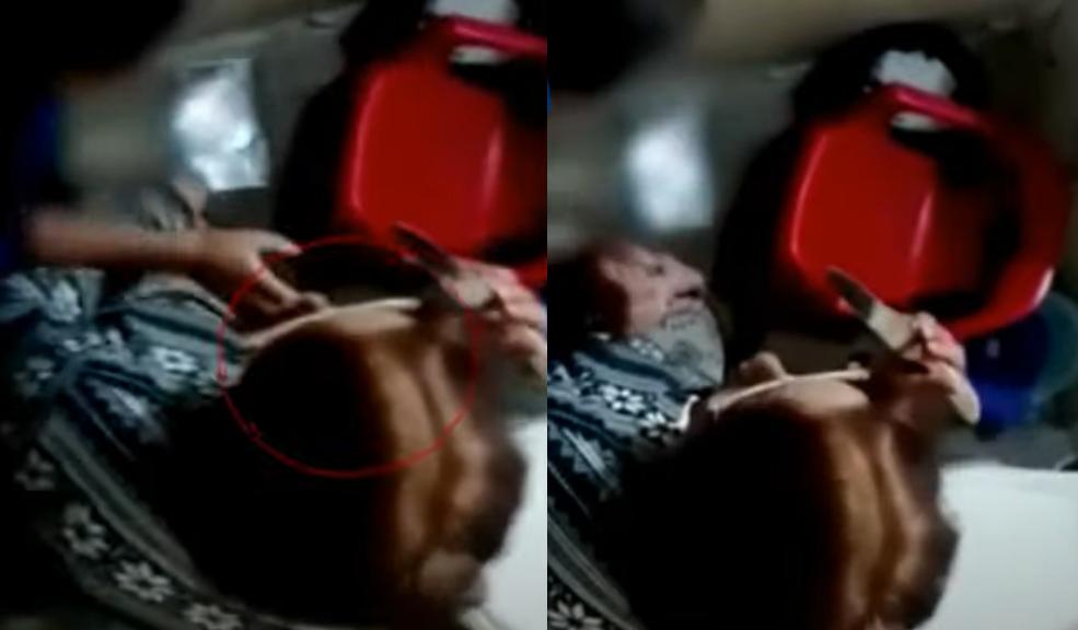 Rescatan a niño que era amenazado con un cuchillo por su abuela 7 Rescatan a niño que era amenazado con un cuchillo por su abuela En las últimas horas, en el municipio de Soacha, las autoridades capturaron a una mujer de 61 años, señalada de maltratar constantemente a sus nietos de 6 y 11 años de edad.