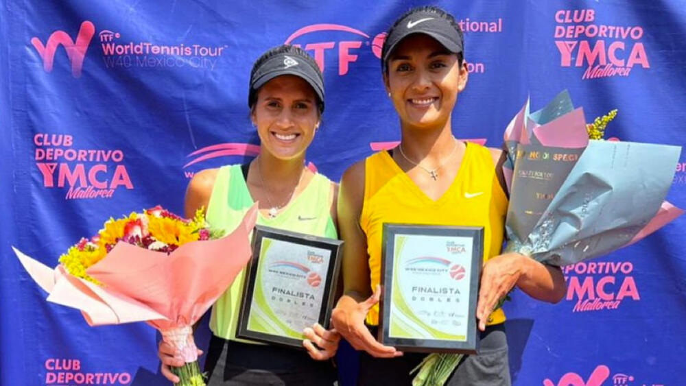 Qué orgullo: pille las tenistas colombianas que jugarán el final de dobles del WTA 250 Las tenistas colombianas Yuliana Lizarazo y María Paulina Pérez avanzaron este viernes a la final del WTA 250 de Monterrey, luego de que sus contrincantes no se presentaron al partido por una lesión de una de ellas.
