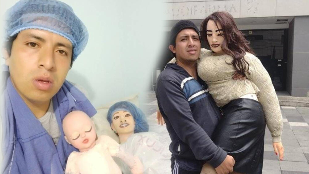 La verdadera historia detrás del joven bogotano y su novia, una muñeca de trapo El joven bogotano que se hizo famoso en redes sociales por compartir fotos junto a su novia, una muñeca de trapo, volvió a aparecer y aseguró que está esperando el tercer hijo con su pareja.
