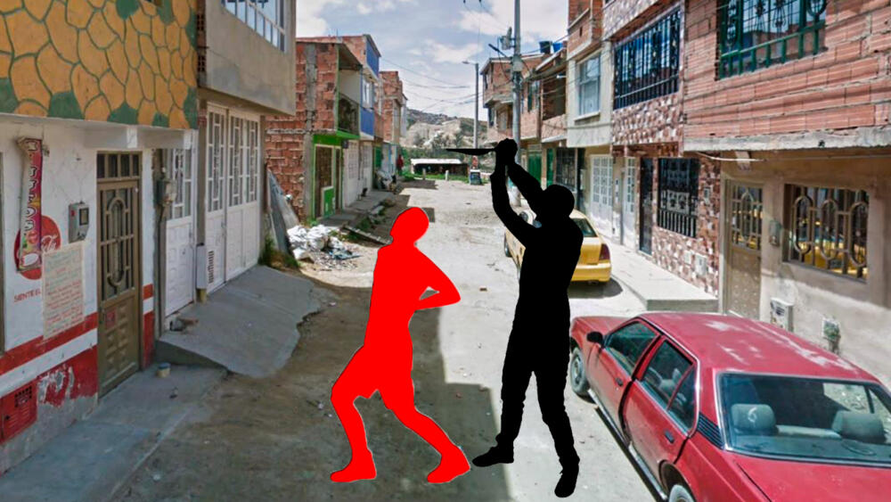 Riña, puñal y captura en Soacha Un sujeto de 48 años fue capturado por el delito de lesiones personales, luego de que la Policía lo sorprendiera en flagrancia agrediendo a otro sujeto al interior de una vivienda, ubicada en el municipio de Soacha. Sucedió la noche de este sábado.