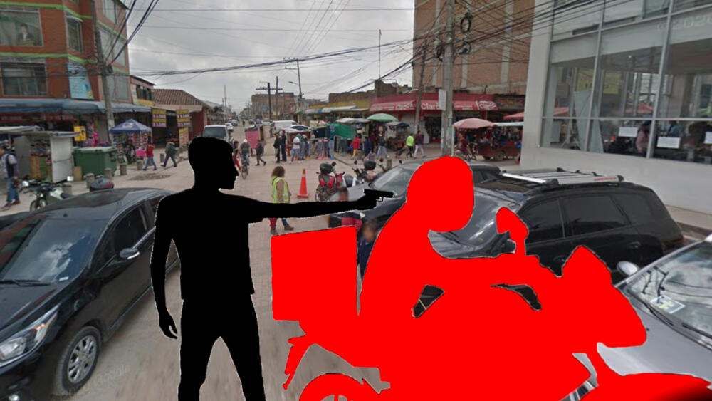 Domiciliario fue robado y baleado en Soacha 6 Domiciliario fue robado y baleado en Soacha Santiago Murillo, joven de 22 años que trabaja como domiciliario en Soacha, es una de las más recientes víctimas de la ola de inseguridad y violencia por la que atraviesa el vecino municipio.