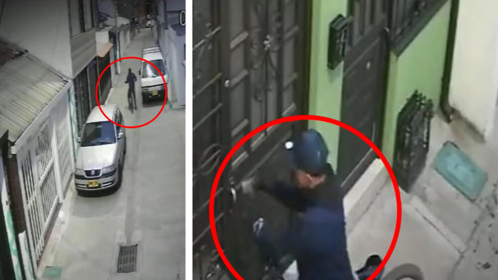 Denuncian que los pillos andan probando llaves para entrar a robar casas en Engativá La comunidad del barrio Molinos de Viento, en Engativá, denunció que varios pillos andan probando llaves por las viviendas del sector. El hecho quedó registrado en cámaras de seguridad.