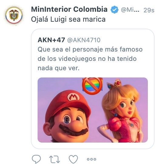 ¡No perdonan una! El trino del ministerio del Interior que generó polémica en redes sociales 1 ¡No perdonan una! El trino del ministerio del Interior que generó polémica en redes sociales Tras una polémico trino en Twitter, el ministerio del Interior ha sido víctima de todo tipo de comentarios y burlas en redes sociales luego de la embarrada por parte del community manager que maneja la cuenta de la cartera.
