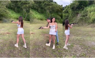 Epa Colombia estuvo a punto de causar una tragedia con una pistola Epa Colombia estuvo cerca de protagonizar un accidente en un campo de tiro donde le estaban enseñando a disparar un arma.