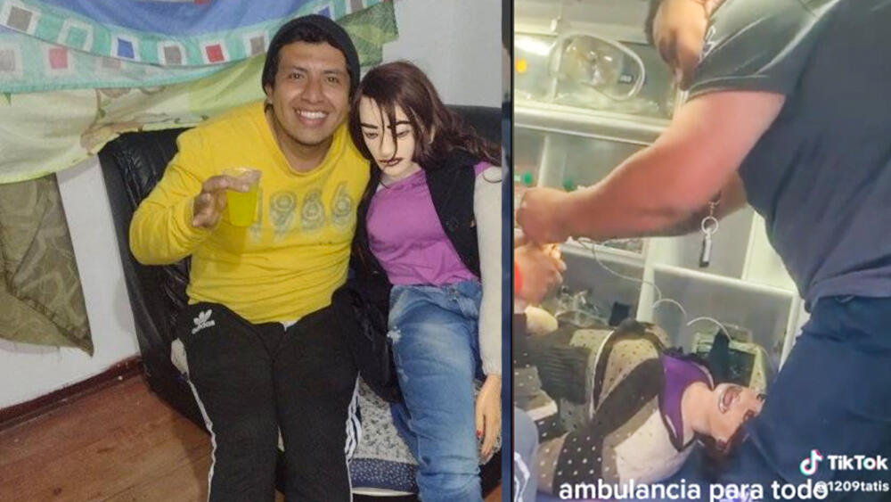 Indignación: paramédicos atendieron a la esposa de trapo de Cristian Cristian Montenegro es nuevamente blanco de críticas, todo por cuenta de una escena que tiene indignada a la ciudadanía: el bogotano aparece al interior de una ambulancia con su esposa de trapo, mientras esta es atendida por unos paramédicos todo porque, según él, "estaba presentando problemas de salud".