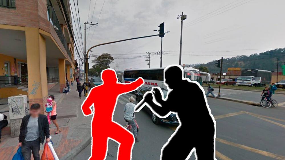 Crimen y captura tras pelea a cuchillos en Facatativá Un hombre de 28 fue la víctima del ataque a cuchillo luego de que se enfrascó en una riña junto a otro sujeto, quien horas después fue capturado por la Policía.