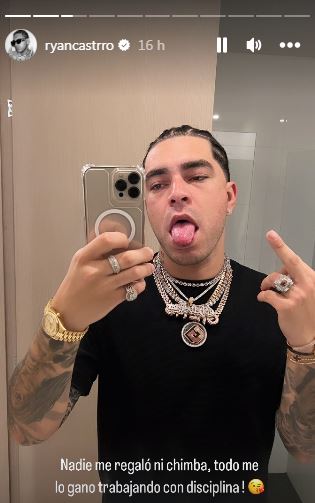 ¿No eran pues tan amigos? Blessd y Ryan Castro andan de pelea 2 Historia de Instagram de Ryan Castro. /FOTO Instagram: @ryancastrro