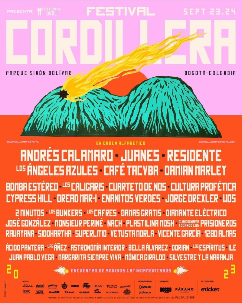 Cartelera de Lujo para la segunda edición del Festival Cordillera 1 Cartelera de Lujo para la segunda edición del Festival Cordillera
