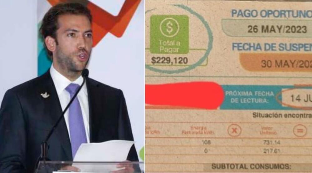 El hijo de Juan Manuel Santos se quejó de la tarifa de la luz El hijo mayor del expresidente Juan Manuel Santos se enojó por el cobro y subió fotos para dar cuenta de la situación.