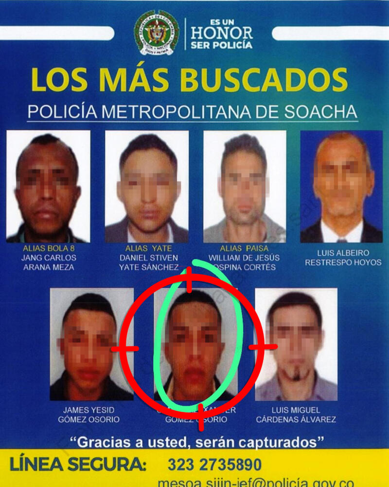 Capturaron a peligroso delincuente de Soacha: se le acusa de homicidio 1 Capturaron a peligroso delincuente de Soacha: se le acusa de homicidio Las autoridades lograron la captura de Camilo Alexander Gómez Osorio, un peligroso delincuente del municipio de Soacha.