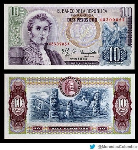 ¿Lo tiene? Coleccionistas ofrecen 9 millones por billete viejo de 10 pesos Coleccionistas estarían pagando cerca de 9 millones de pesos a quien tenga un billete viejo de 10 pesos.