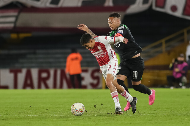 Santa Fe perdió con la suplencia de Nacional y quedó en riesgo en la Liga 2 Santa Fe perdió con la suplencia de Nacional y quedó en riesgo en la Liga Santa Fe no hizo respetar su localía y cayó 2-0 contra Atlético Nacional, en duelo aplazado de la fecha 13 de la Liga. Peligra su paso a los cuadrangulares.