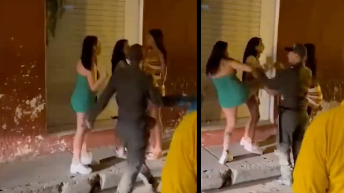 EN VIDEO: A los golpes se fueron dos trabajadoras sexuales en Cartagena 6 EN VIDEO: A los golpes se fueron dos trabajadoras sexuales en Cartagena Las trabajadoras sexuales se habrían agarrado, al parecer, por un cliente en Cartagena.