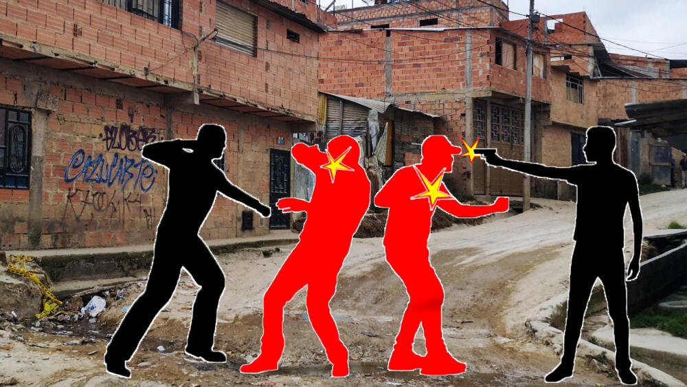Por riña en Soacha, un muerto y un herido a bala 1 Por riña en Soacha, un muerto y un herido a bala Un muerto y un herido con arma de fuego dejó una riña en el municipio vecino de Soacha.