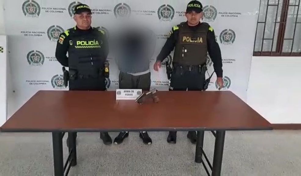 La Policía capturó a sujeto armado en Barrios Unidos 1 La Policía capturó a sujeto armado en Barrios Unidos