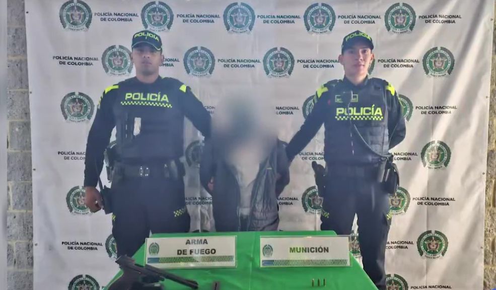 Capturaron a criminal armado en Engativá
