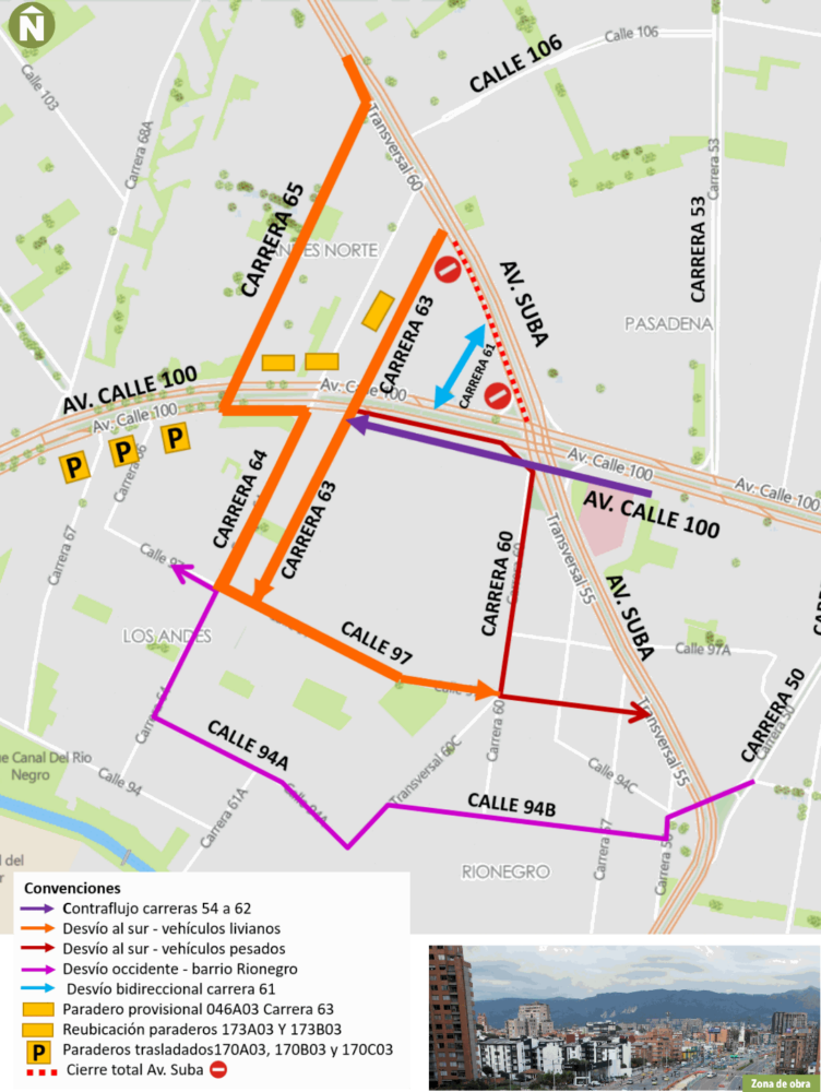 Prepárese para nuevos cierres viales en la Avenida Suba 2 Prepárese para nuevos cierres viales en la Avenida Suba El Instituto de Desarrollo Urbano (IDU) dio a conocer que a partir del próximo 23 de mayo se realizarán nuevos cierres viales en la Avenida Suba que hacen parte de las obras de la troncal de TransMilenio en la Avenida 68. Los cierres tendrán una duración de 6 meses en los que se restringirá el paso a los vehículos particulares.