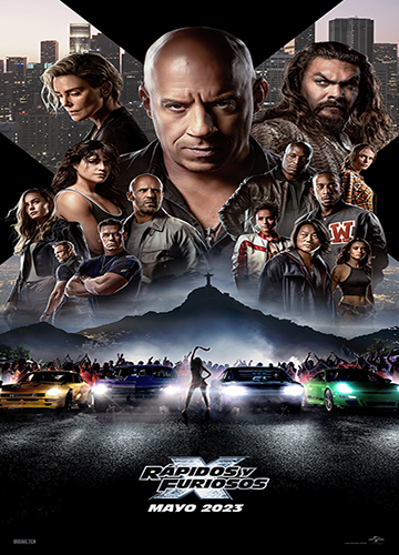 'Rápidos y furiosos X' llega este jueves a las salas de cine colombianas El 17 de mayo es el pre estreno en Colombia de la décima entrega de la saga, se ha denominado como “Rápidos y Furiosos X”.