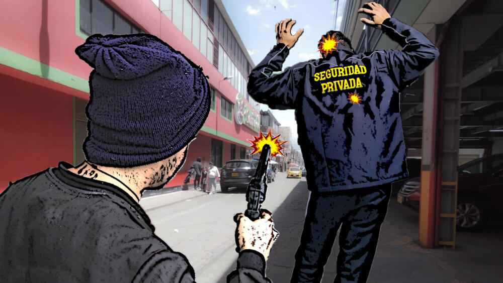 Vigilante falleció por evitar un hurto en Kennedy 1 Vigilante falleció por evitar un hurto en Kennedy La víctima fue un guarda de seguridad que terminó cruzando disparos con dos delincuentes que pretendían hurtar el bolso de una mujer.