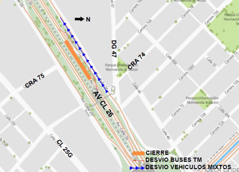 ¡Póngale cuidado! Cerrarán toda una calzada de TransMilenio en la Calle 26 3 ¡Pógale cuidado! Cerrarán toda una calzada de TransMilenio en la Calle 26