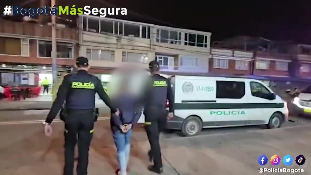 Capturaron a criminal armado en Engativá