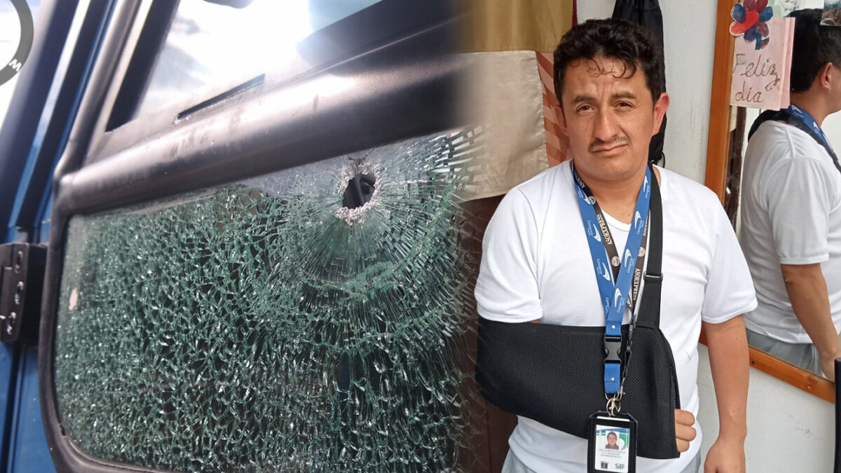 Buscan justicia para conductor que recibió un tiro por parte de un motero 6 Buscan justicia para conductor que recibió un tiro por parte de un motero Por culpa de la intolerancia, un conductor del Sitp por poco pierde la vida tras haber recibido un disparo con arma de fuego por parte del motero y en estos momentos se encuentra incapacitado debido a que perdido la movilidad de un brazo.