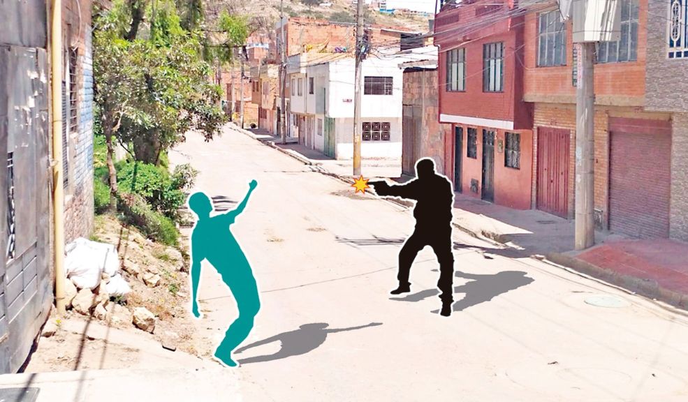 Crimen a bala en Soacha terminó en una asonada Un joven de 24 años fue la víctima del crimen a bala ocurrido en el barrio Llano Grande, en Soacha, y que terminó en una asonada por parte de familiares y conocidos del joven, quienes terminaron enfrentados a unidades del Undmo.