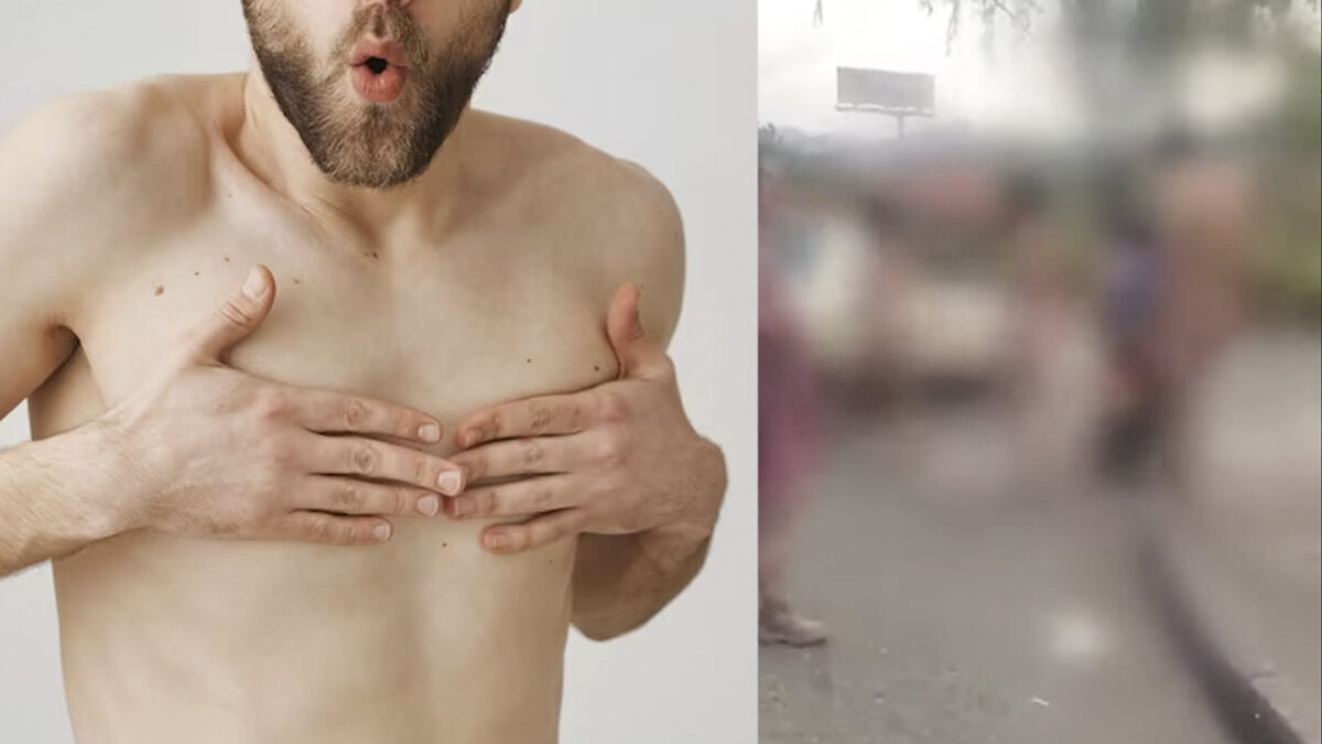 Extranjeros caminaron desnudos en municipio de Antioquia 3 Extranjeros caminaron desnudos en municipio de Antioquia Los turistas extranjeros caminaron desnudos por una calle del municipio de Caldas, en Antioquia, luego de consumir yagé.