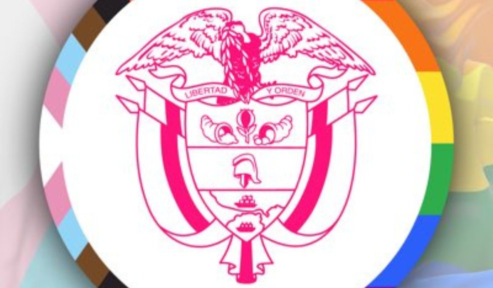 Polémica por el cambio de colores en el escudo de Colombia En este 28 de junio, día en el que se conmemora a nivel internacional el Orgullo de la comunidad LGBTIQ+, la Presidencia de la República quiso sumarse a la iniciativa para darle visibilidad a la comunidad diversa del país, por ese motivo se cambió la foto de perfil de las redes sociales de las instituciones presidenciales donde aparece el escudo de Colombia.