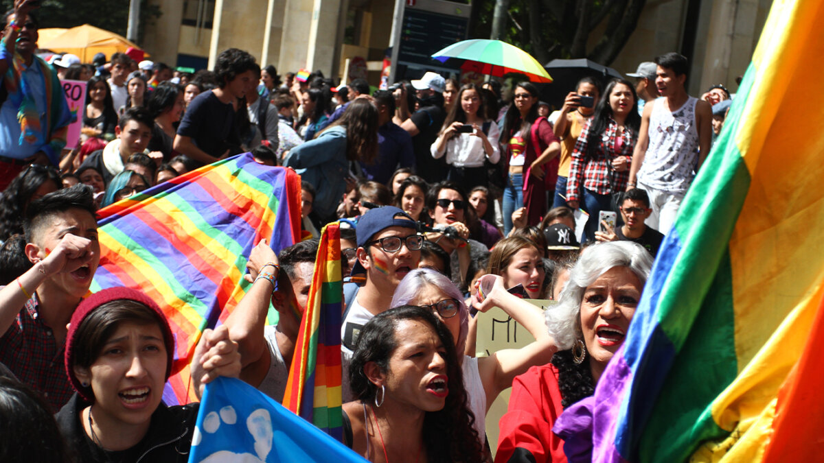 Así avanza la marcha del Orgullo LGBTIQ+ en Bogotá Este domingo se dio inicio a la marcha del Orgullo LGBITQ+ en varias ciudades del país.