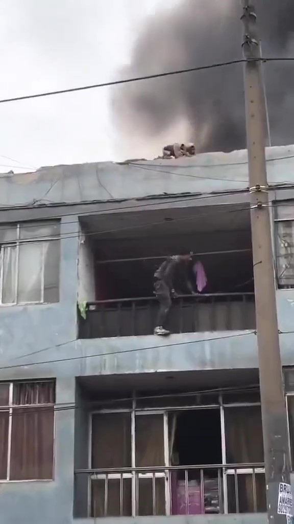 ¡Es un héroe! Un colombiano rescató a 25 perros de un incendio en Perú