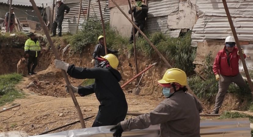 Desmontaron 11 viviendas en zona de alto riesgo de Ciudad Bolívar 3 Desmontaron 11 viviendas en zona de alto riesgo de Ciudad Bolívar