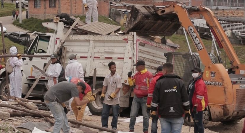 Desmontaron 11 viviendas en zona de alto riesgo de Ciudad Bolívar 2 Desmontaron 11 viviendas en zona de alto riesgo de Ciudad Bolívar