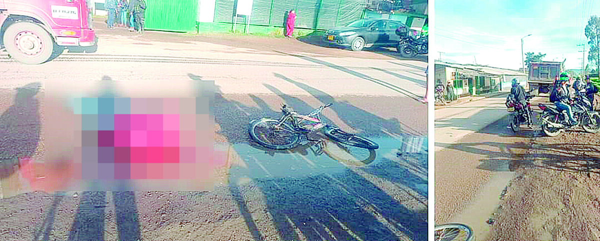 Fatal accidente de ciclista en Madrid 2 Fatal accidente de ciclista en Madrid En horas de la mañana de ayer, un trágico accidente de tránsito se registró en el municipio de Madrid (Cundinamarca). El terrible suceso cobró la vida de un ciclista.