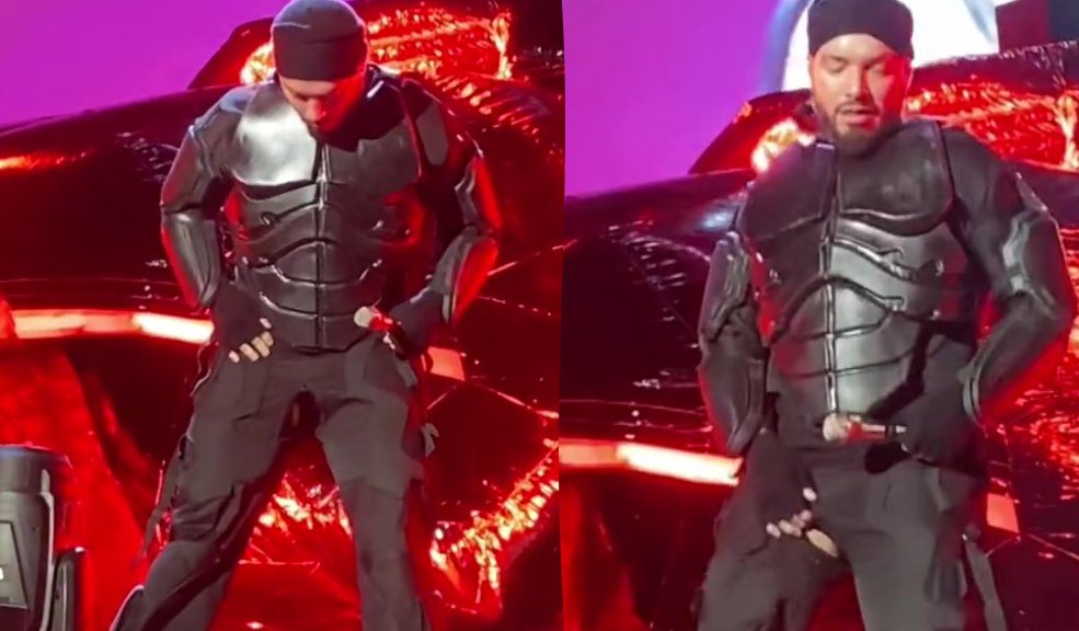 J Balvin dejó ver más de la cuenta con roto en su pantalón: sus fans enloquecieron Al famoso J Balvin se le rompió el pantalón en pleno concierto. A pesar del pequeño accidente, el cantante reaccionó de manera divertida.