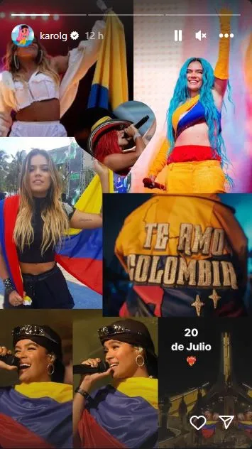 Al son de Diomedes Karol G celebró la independencia de Colombia 2 Al son de Diomedes Karol G celebró la independencia de Colombia Karol G celebró la independencia de Colombia con reconocido vallenato de Diomedes Díaz.