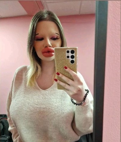 La mujer con los labios más grandes del mundo está buscando novio 1 La mujer con los labios más grandes del mundo está buscando novio Andrea Ivanova es reconocida por ser la mujer que tiene los labios más grandes del mundo. Ella está en búsqueda de su media naranja, pero su aspecto físico le ha impedido triunfar en el amor.