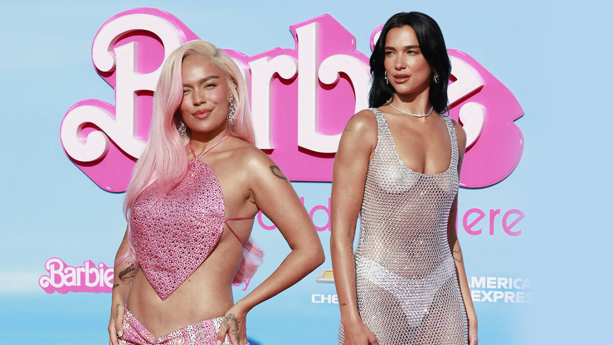 'Barbie': estas fueron las pintas que se robaron las miradas en el estreno de la película 3 'Barbie': estas fueron las pintas que se robaron las miradas en el estreno de la película Dua Lipa y Karol G fueron dos de las artistas que sorprendieron con sus vestidos durante el estreno mundial de la película 'Barbie', cuyo estreno en el país será el jueves 20 de julio.